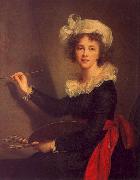 Elisabeth LouiseVigee Lebrun Self Portrait-y oil painting artist